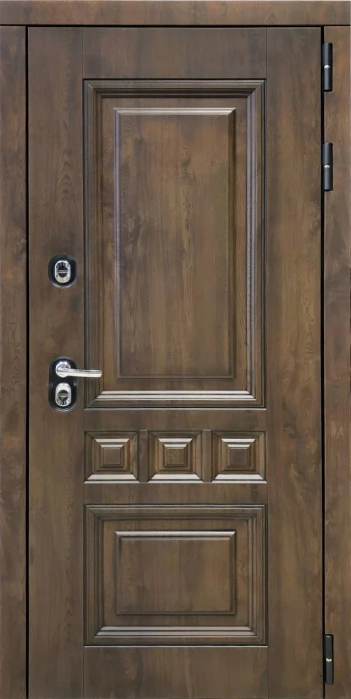 Входная дверь ДвериПРО Аура СБ-1 (ст. белое, 16мм, венге) DPRO198343 внешняя сторона