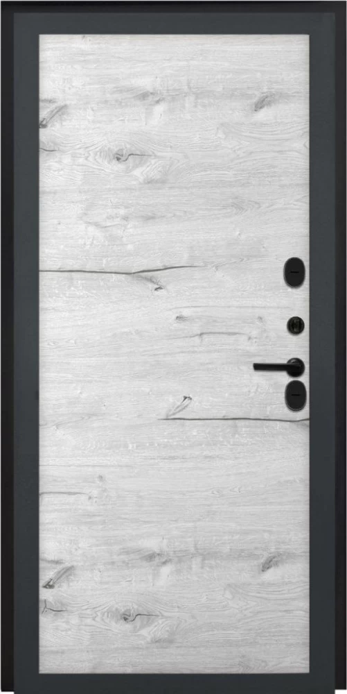 Входная дверь ДвериПРО Д-68 Без фрезеровки Дуб арктик горизонт DPRO196719 внутренняя сторона