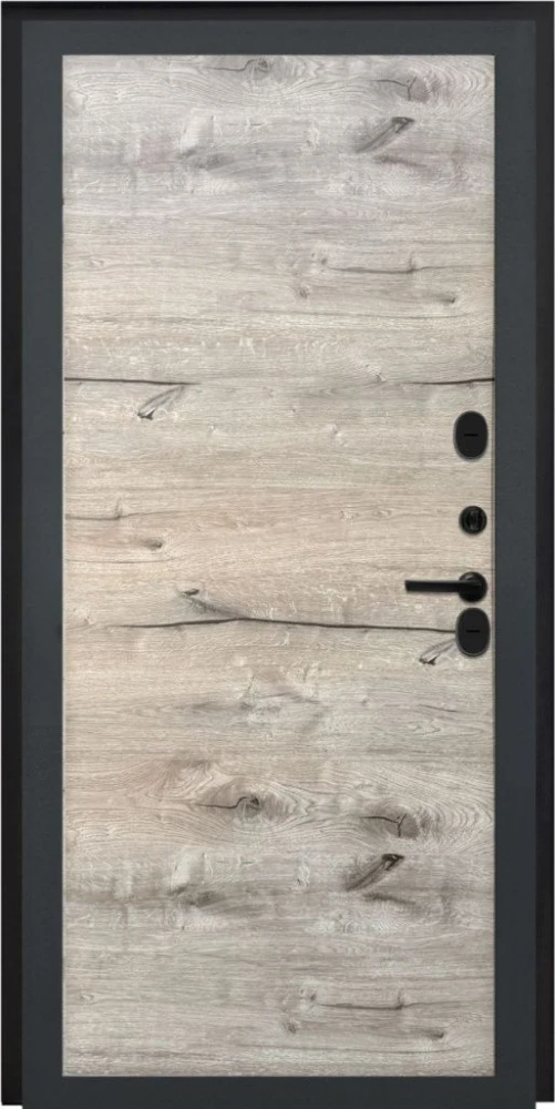 Входная дверь ДвериПРО L Термо Без фрезеровки Дуб пацифик горизонт DPRO198241 внутренняя сторона