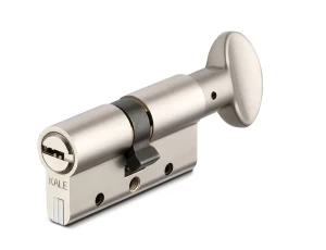 Цилиндровый механизм с вертушкой 164 DBM-E/90 (40+10+40) mm никель 5 кл. БЛИСТЕР