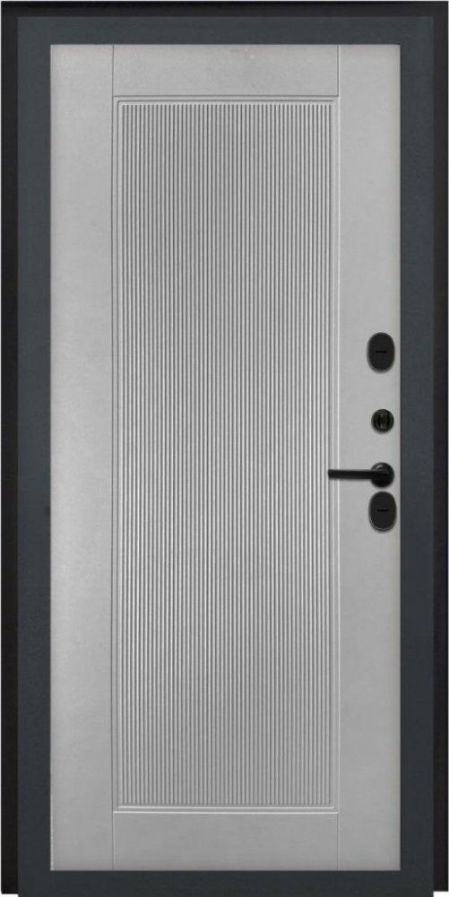 Входная дверь ДвериПРО Квадро ПВХ 10мм Астрод Velutto Grigio DPRO198162 внутренняя сторона