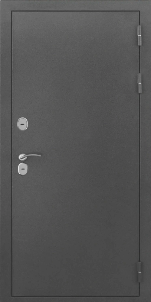 Входная дверь ДвериПРО L-Термо серебро Экошпон СБ-3 (16мм, венге) DPRO198336 внешняя сторона