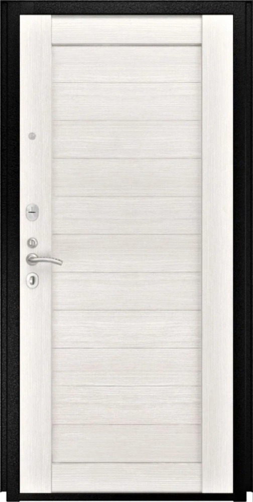 Входная дверь ДвериПРО L Термо СБ-3 листв. бел. (21 беленый дуб) DPRO198381 внутренняя сторона